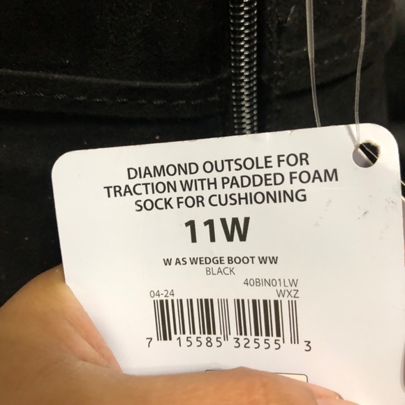 NWT❗️Aerosoles Women's Comfort Wedge Bootie size 11W - Picture 6 of 10